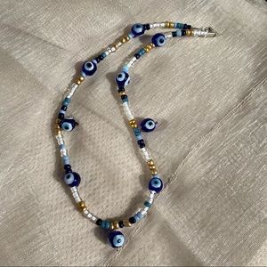Evil Eye Beaded Necklace